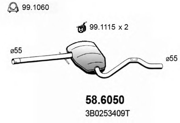 Купить запчасть ASSO - 586050 