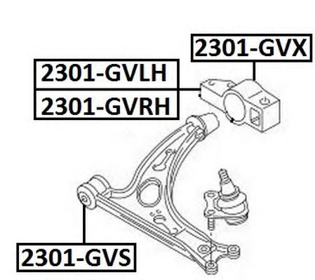 Купить запчасть ASVA - 2301GVX 