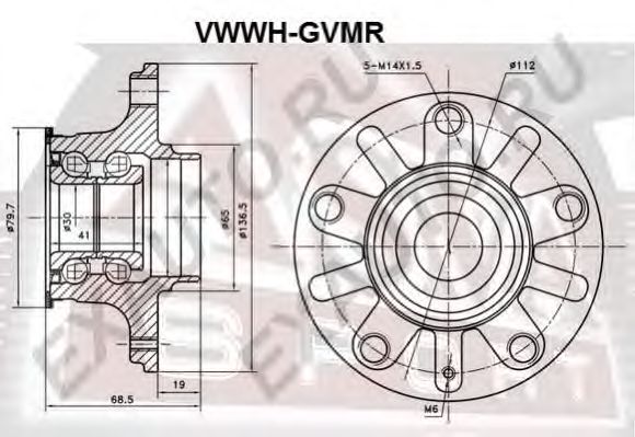 Купить запчасть ASVA - VWWHGVMR 
