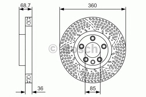 Купить запчасть BOSCH - 0986479B13 