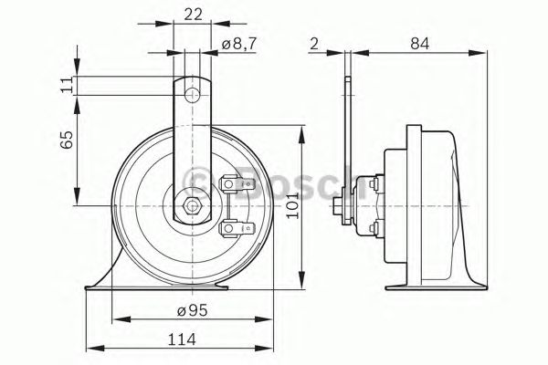 Купить запчасть BOSCH - 0986AH0502 