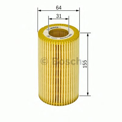 Купить BOSCH 1457429268 Фильтр масляный [картридж] AUDI A4/A5/A6/A8/Q5 2.4/2.8FSI/3.2FSI 05 ->