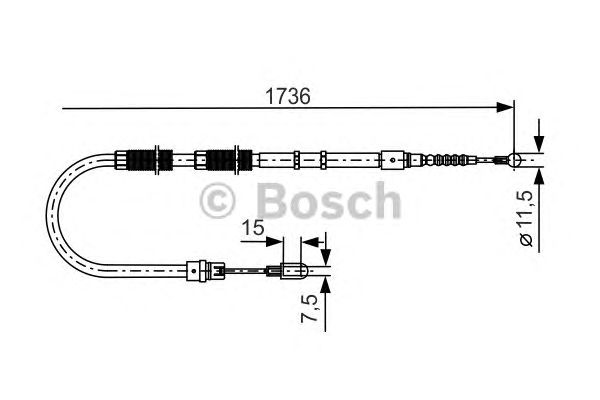 Купить запчасть BOSCH - 1987477257 