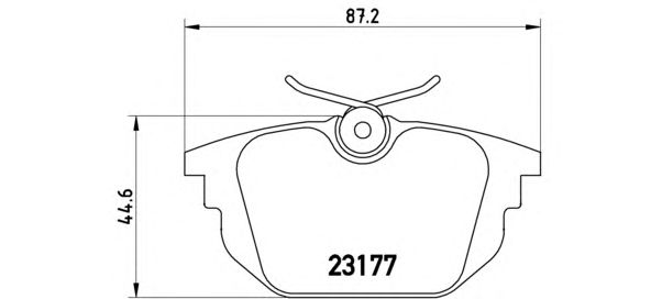Купить запчасть BREMBO - P23026 