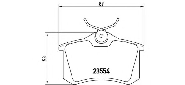 Купить запчасть BREMBO - P85017 