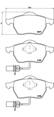 Купить запчасть BREMBO - P85037 