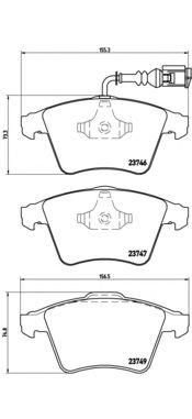 Купить запчасть BREMBO - P85082 