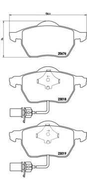 Купить запчасть BREMBO - P85085 