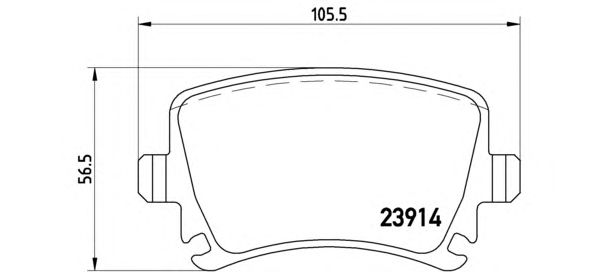 Купить запчасть BREMBO - P85095 