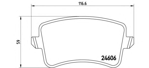 Купить запчасть BREMBO - P85099 