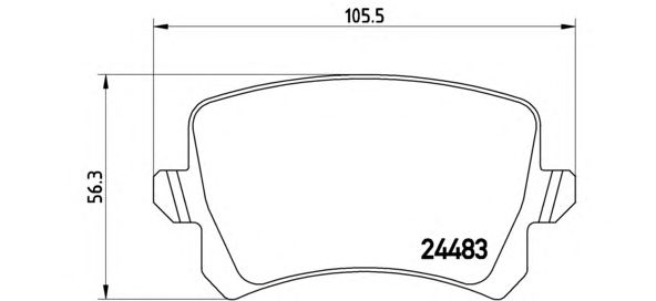 Купить запчасть BREMBO - P85108 