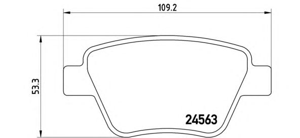 Купить запчасть BREMBO - P85114 