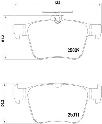 Купить запчасть BREMBO - P85124 