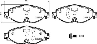 Купить запчасть BREMBO - P85147 