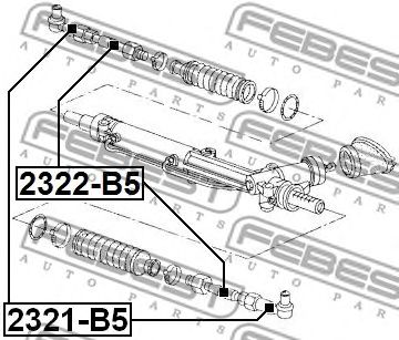 Купить запчасть FEBEST - 2321B5 