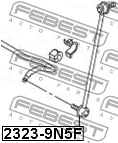 Купить запчасть FEBEST - 23239N5F 