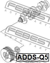 Купить запчасть FEBEST - ADDSQ5 
