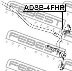 Купить запчасть FEBEST - ADSB4FHR 