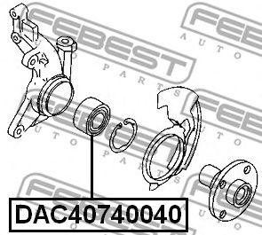 Купить запчасть FEBEST - DAC40740040 