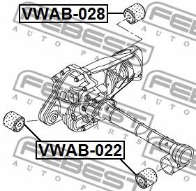 Купить запчасть FEBEST - VWAB028 