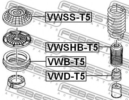 Купить запчасть FEBEST - VWBT5 