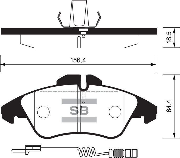 Купить запчасть SANGSIN BRAKE - SP1273 