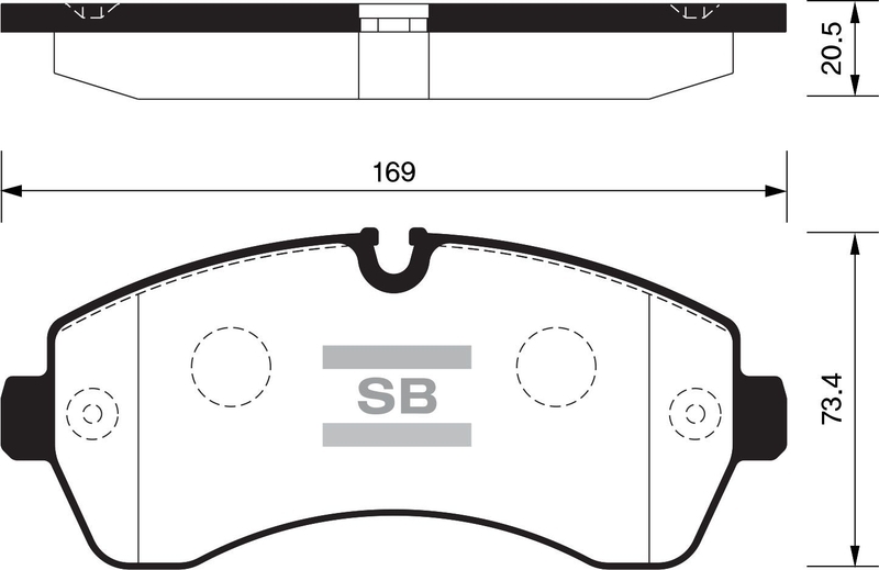 Купить запчасть SANGSIN BRAKE - SP1425 