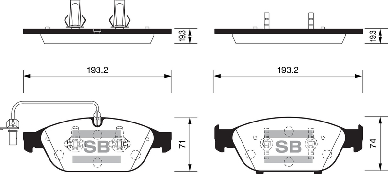 Купить запчасть SANGSIN BRAKE - SP2316 