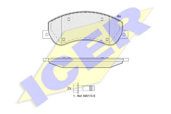 Купить запчасть ICER - 141793204 
