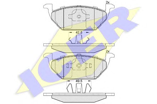 Купить запчасть ICER - 181338 