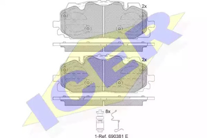 Купить запчасть ICER - 182254 