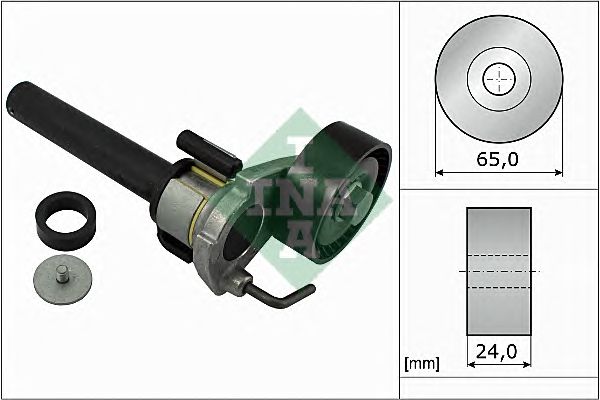 Купить INA 534042210 Натяжитель поликлин.ремня с роликом AUDI A3, SKODA Octavia, VW Golf 6/Passat/CC/Tiguan 1.8TSI/2.0TFSI 04->