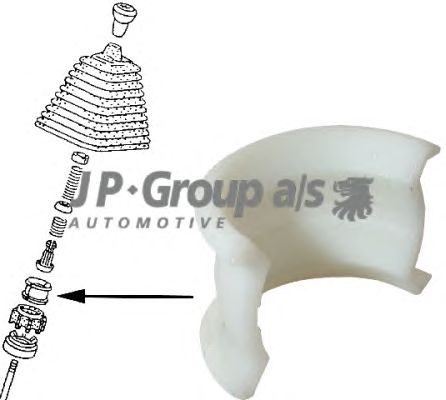 Купить JP GROUP 1131400600 Втулка кулисы рычага КПП [MECHANEX, DK] AUDI/VW