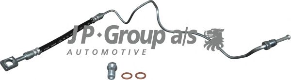 Купить JP GROUP 1161500270 Трубка тормозная задняя (L) [BRAX DK] AUDI/VW/SEAT/SKODA