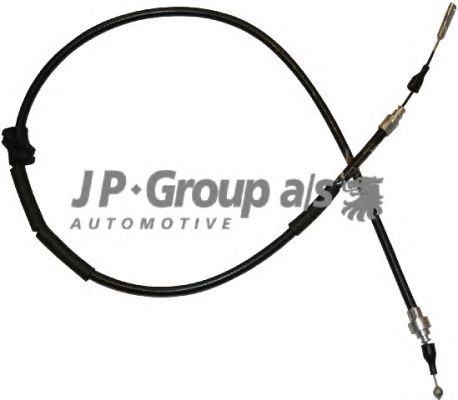Купить JP GROUP 1170306580 Трос ручного тормоза (диск) R [MECHANEX, DK] AUDI 80 86-91/90 87-91