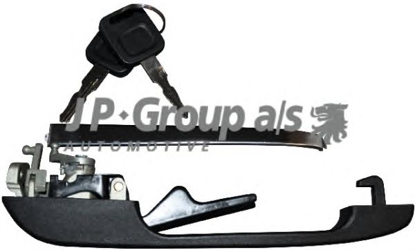 Купить JP GROUP 1187101670 Ручка двери пер. L [с ключом] [MECHANEX, DK] AUDI 100 [44/C3] 08/82-11/90