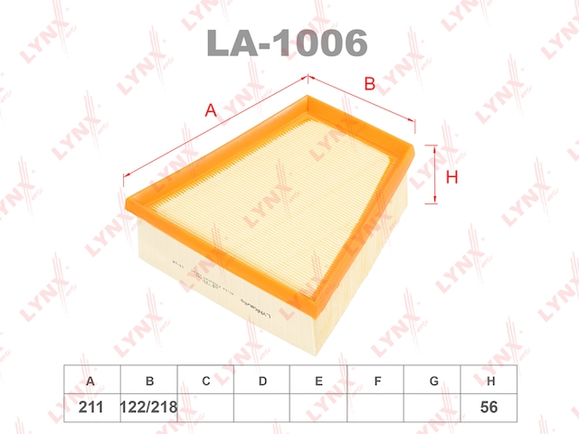 Купить запчасть LYNXAUTO - LA1006 