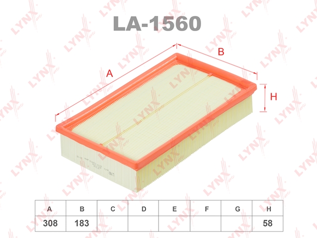 Купить запчасть LYNXAUTO - LA1560 