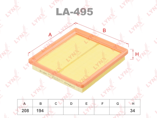 Купить запчасть LYNXAUTO - LA495 