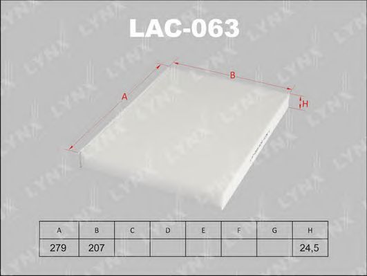 Купить запчасть LYNXAUTO - LAC063 