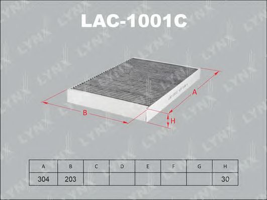 Купить запчасть LYNXAUTO - LAC1001C 