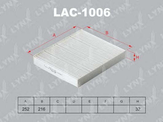 Купить запчасть LYNXAUTO - LAC1006 