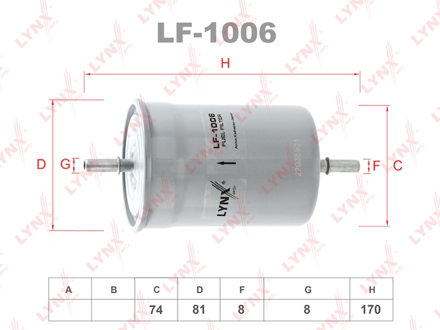Купить запчасть LYNXAUTO - LF1006 