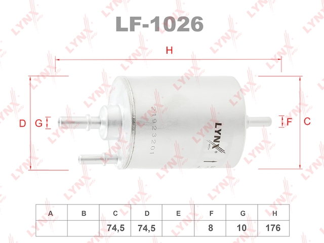 Купить запчасть LYNXAUTO - LF1026 