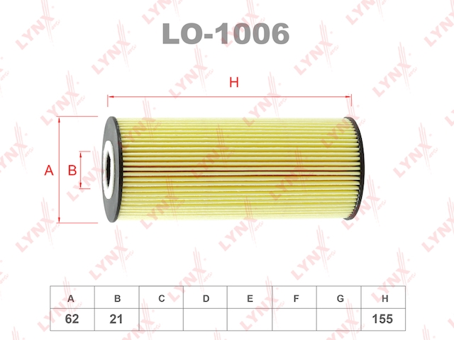 Купить запчасть LYNXAUTO - LO1006 