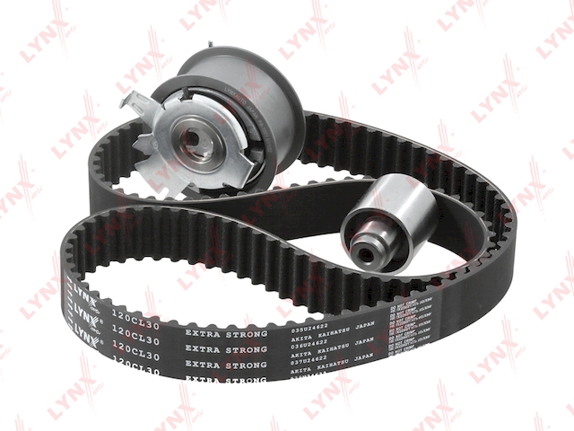 Купить LYNXAUTO PK1094 Ремень ГРМ +2 ролика AUDI A3 1.9D-2.0D 00-08 / A4 1.9D-2.0D 00-08 / A6 1.9D 01-05, FORD Galaxy 1.9D 96-06, SKODA Fabia I-II 1.4D-1.9D 03-10 / Octavia(1U/1Z) 1.9D 00-10 / Roomster 1.4D-1.9D 06-10 / ...