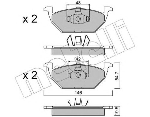 Купить запчасть METELLI - 2202111 