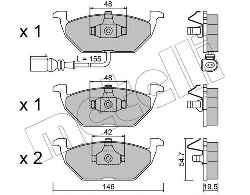 Купить запчасть METELLI - 2202112 