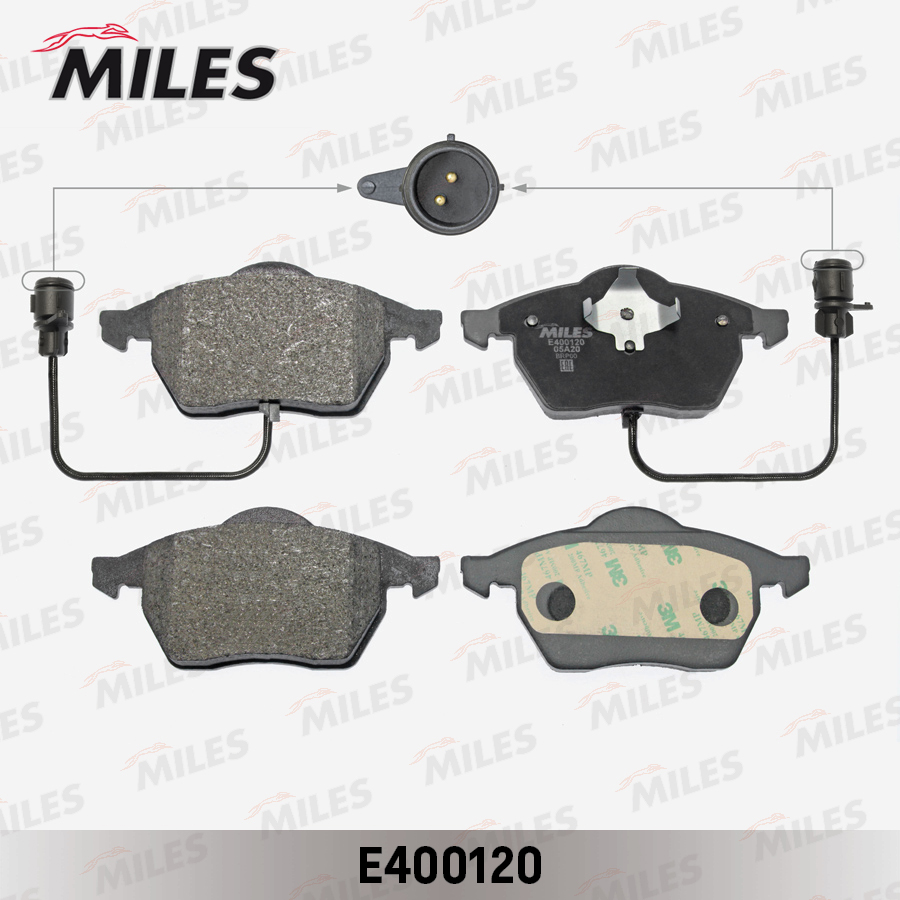 Купить MILES E400120 Колодки тормозные передние AUDI 100/A6 90-97