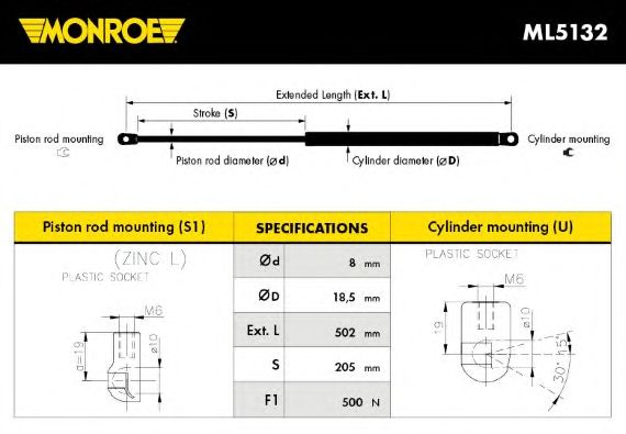 Купить запчасть MONROE - ML5132 
